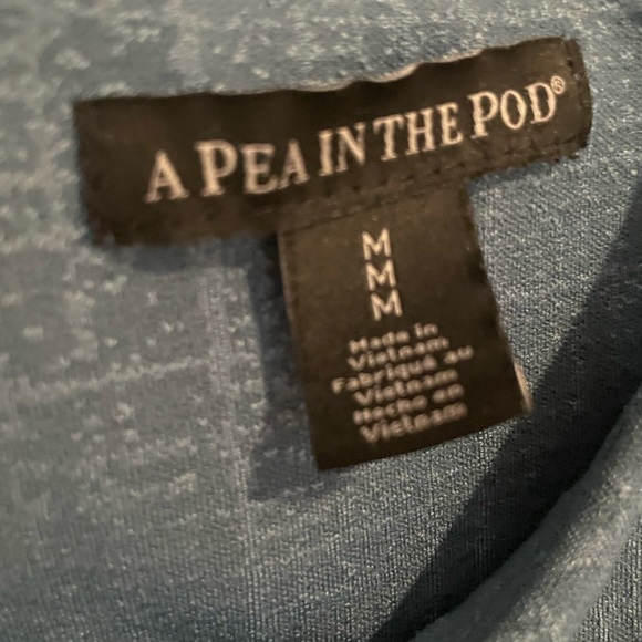 🤰🏻 A Pea in the Pod size M Blue maternity dress - like new - Picture 2 of 2